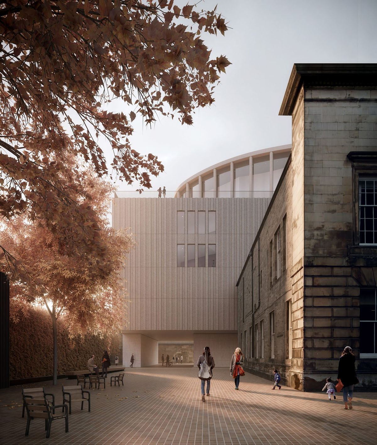 David Chipperfield Architects releases new images for Edingburgh Music Venue