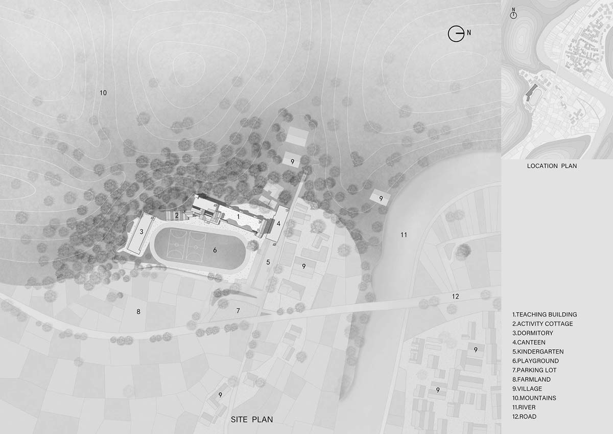 This colourful cottage-like primary school acts as a miniature mountain village in Hangzhou