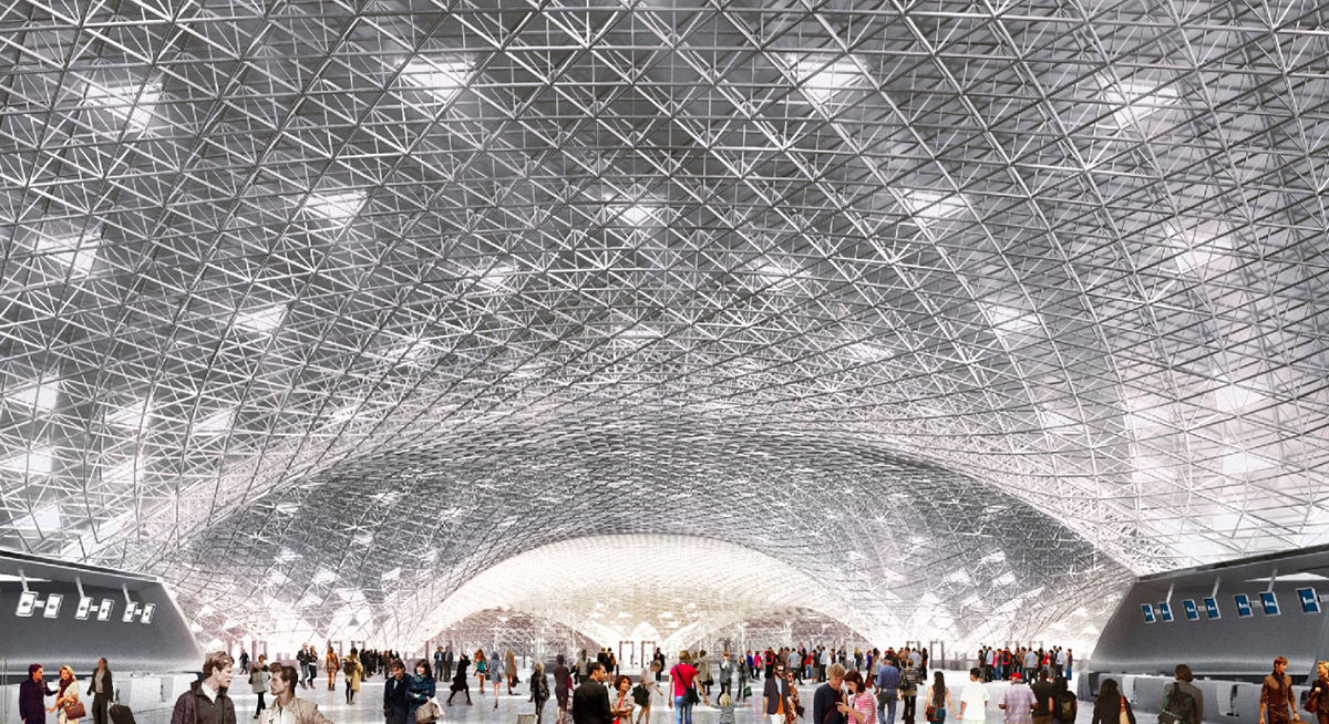 Construction started on Foster+Partners and FR-EE&rsquo;s Mexico City International Airport