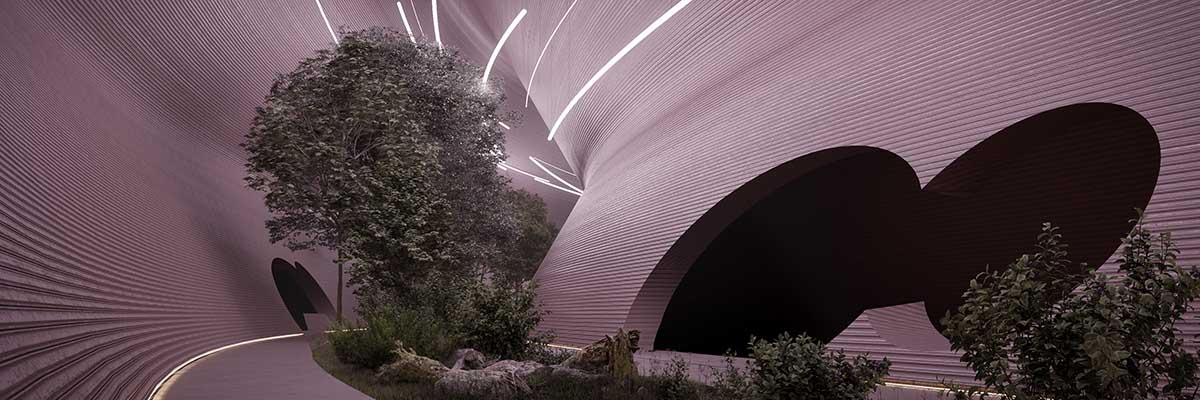 Makhno Studio designs bagel-shaped 3D printed conceptual settlement for Mars 