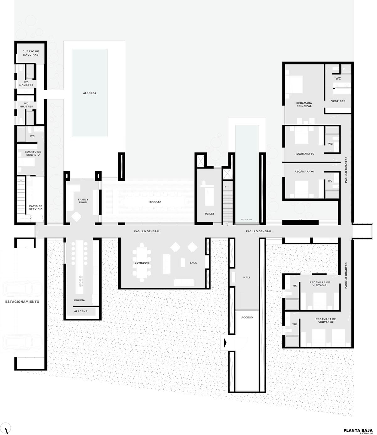 The architecture of Casa San Francisco creates timeless