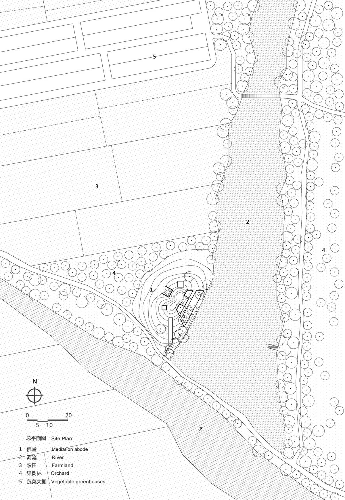 Archstudio designed underground Buddist Shrine that creates intrinsic relationship with nature