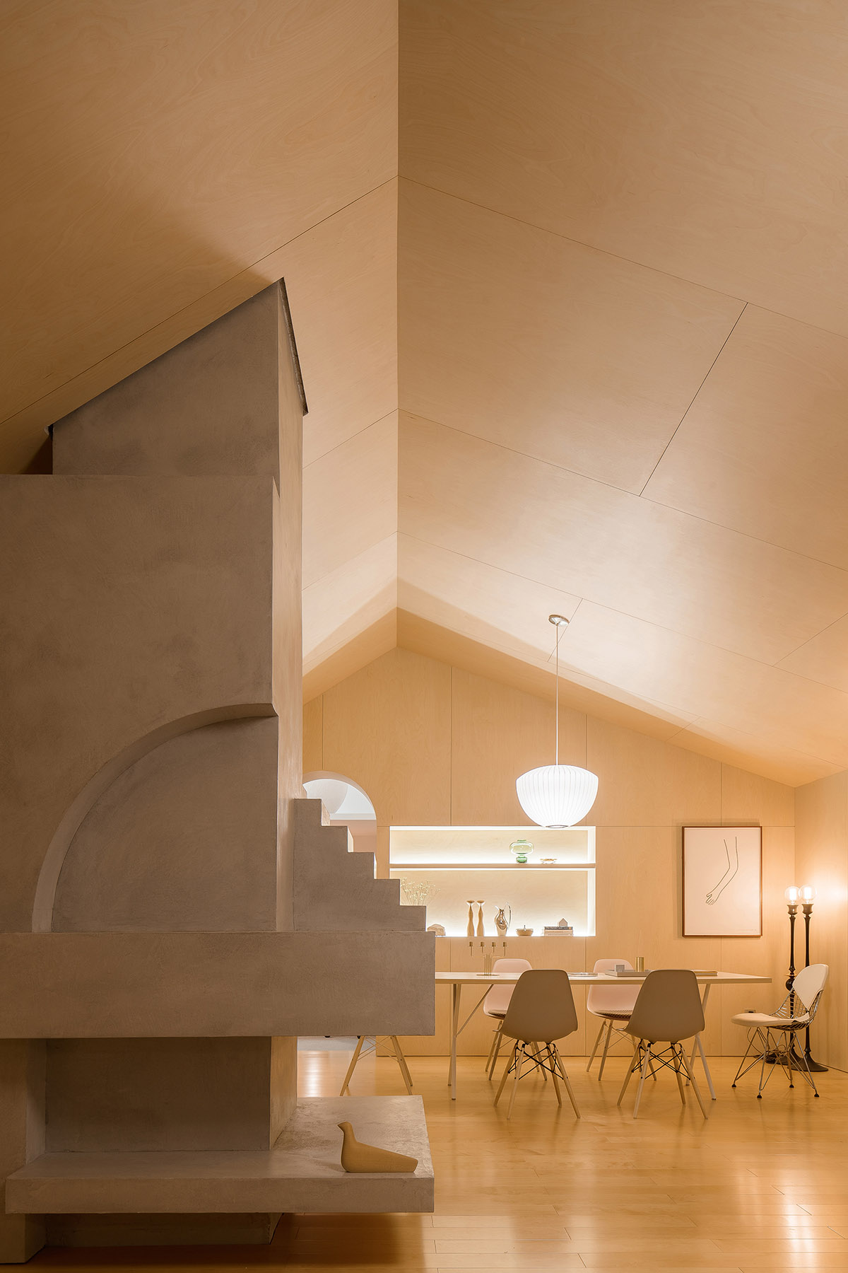 Peng & Partners designs showroom with continuous arches and themed spaces in Guangzhou