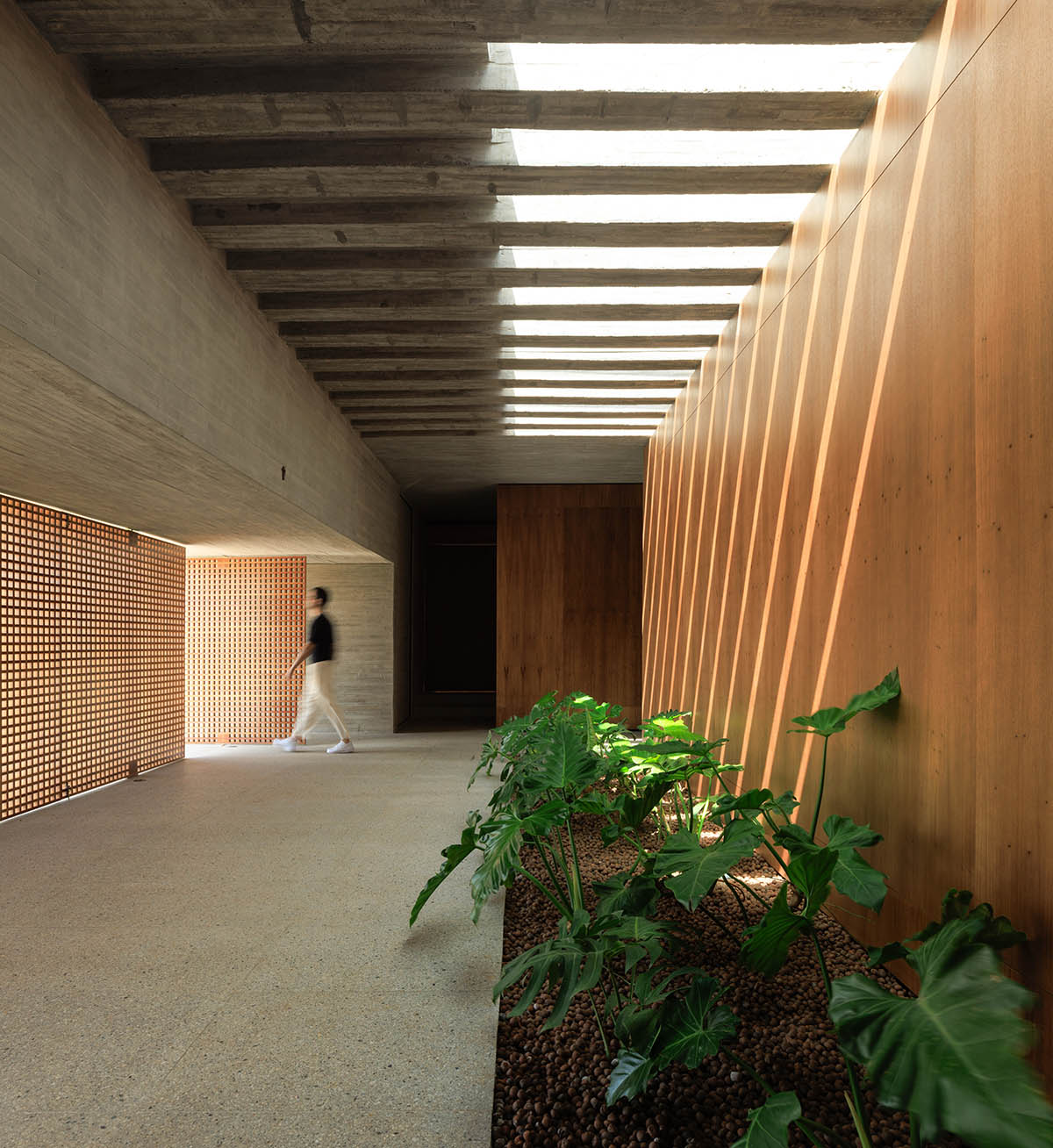 T-shaped weekend house by mf+arquitects is blended with its natural surroundings in São Paulo 