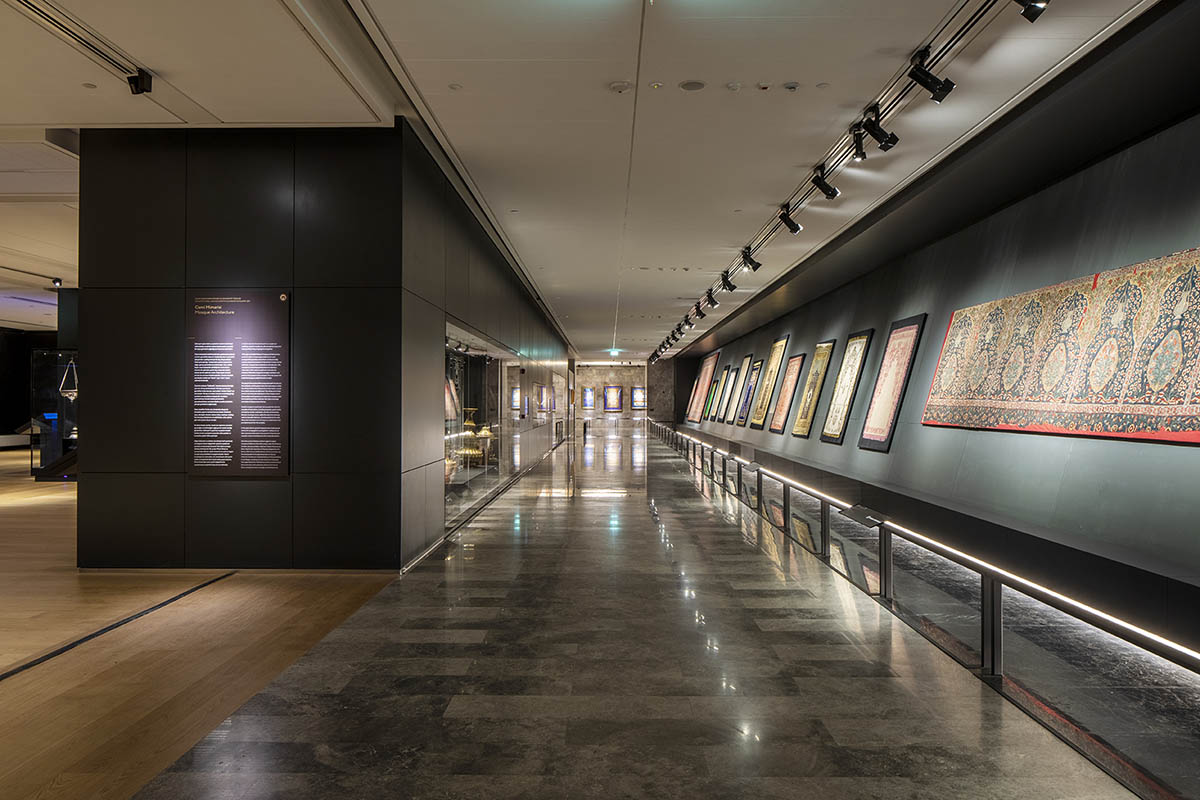 Sculptural and interactive spaces inform Islamic artefacts at Museum of Islamic Civilizations