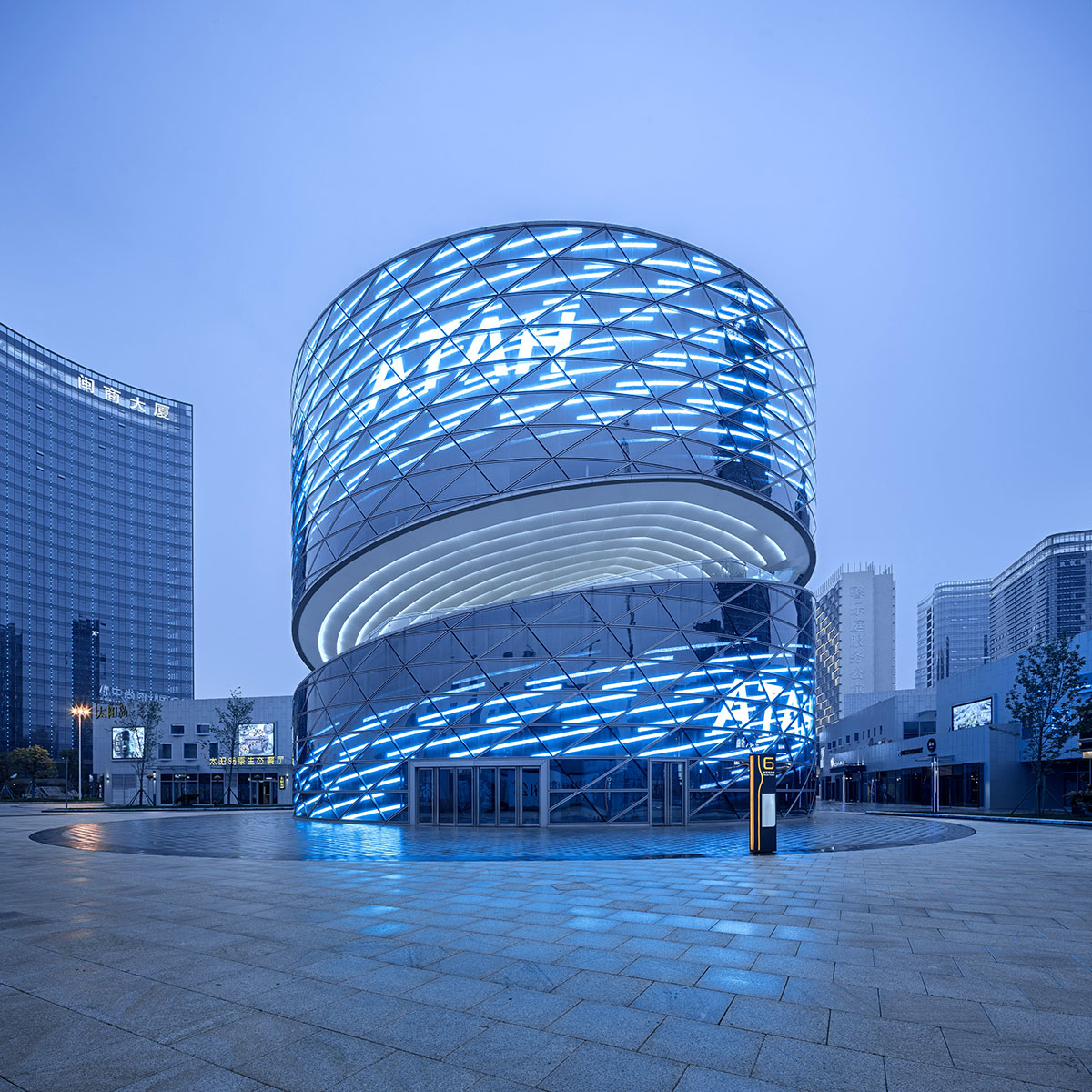 A Spiral Textile Center by Studio ATAH Adopts the Concept of Weaving