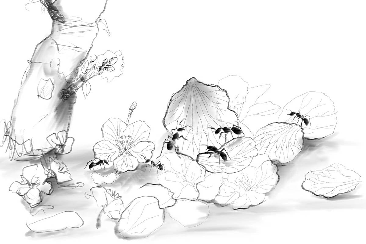 Archermit built a rock-shaped bakery supported by a giant stone in a Chinese village