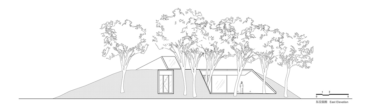 Archstudio designed underground Buddist Shrine that creates intrinsic relationship with nature