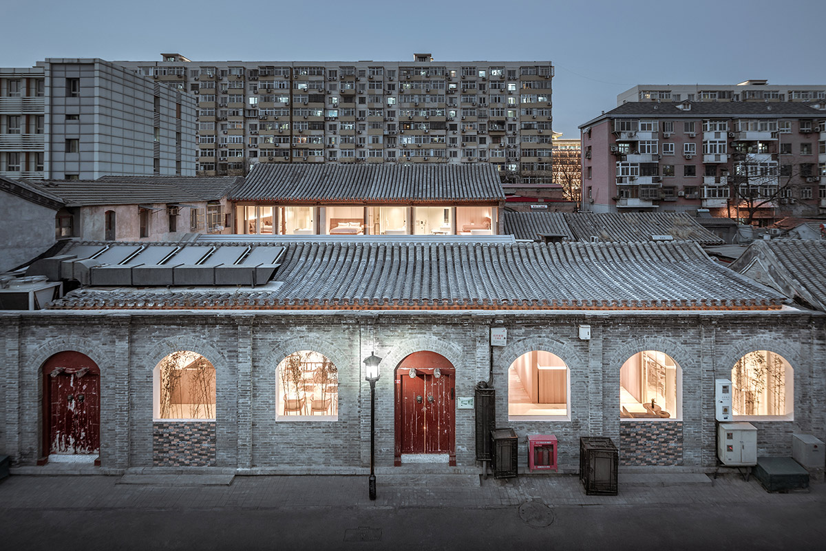 Archstudio converts Hutong's traditional commercial block into residences by 