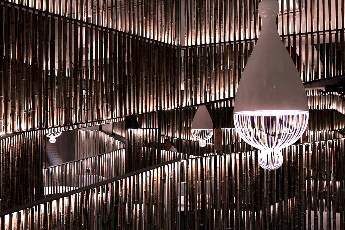 Yiduan Shanghai International Design completes new restaurant with separated bamboo rooms in China
