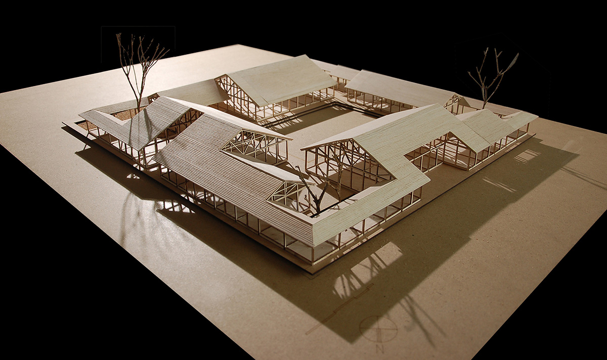 Arch Studio wraps this Organic Farm with translucent pc boards to easy food processing