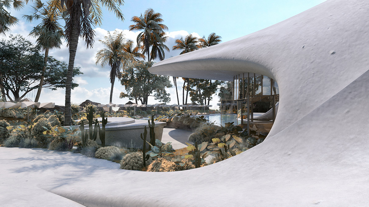 Mask Architects designs curvaceous luxury villa nestled in lush vegetation of Northern Sardinia