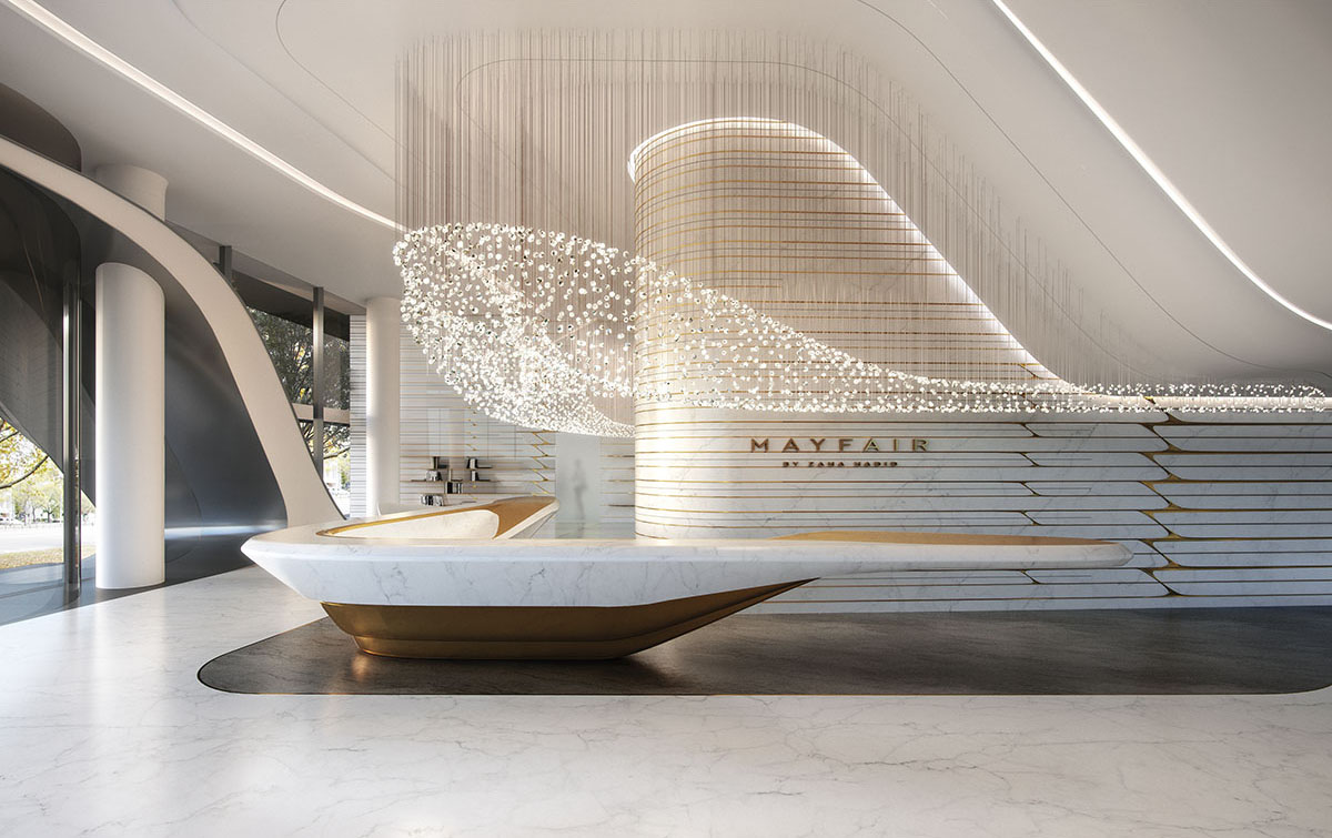Zaha Hadid Architects releases images for a new fluid-formed tower in Melbourne