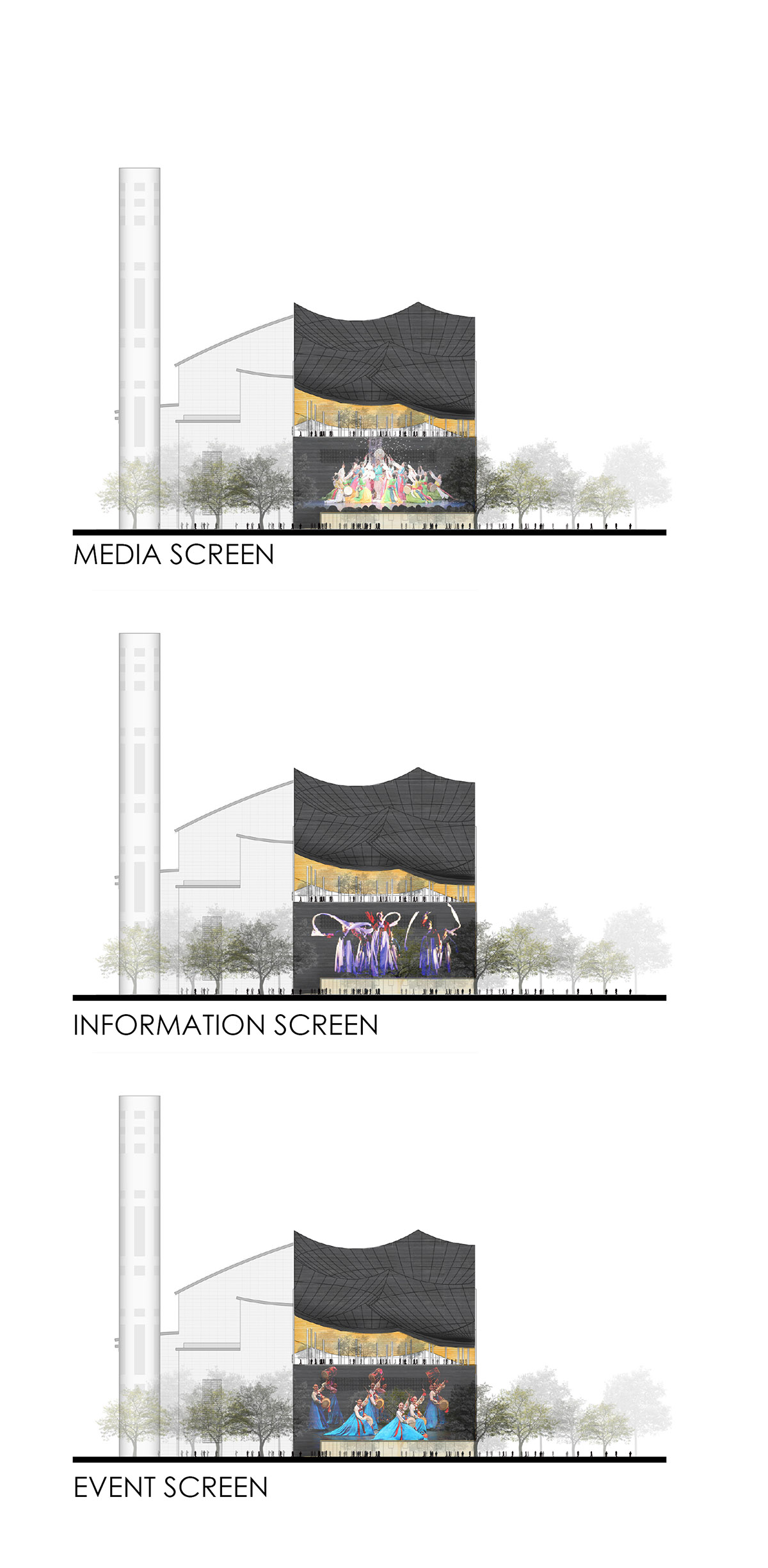 Croquis Design Studio unveils its competition proposal for City Main Library in Gwangju, South Korea