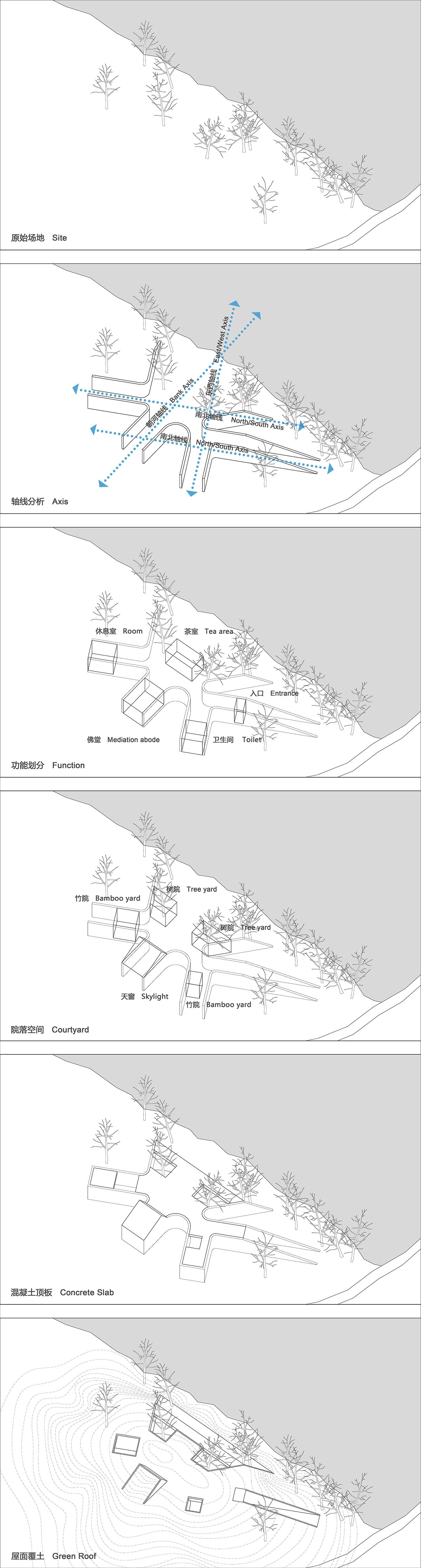 Archstudio designed underground Buddist Shrine that creates intrinsic relationship with nature
