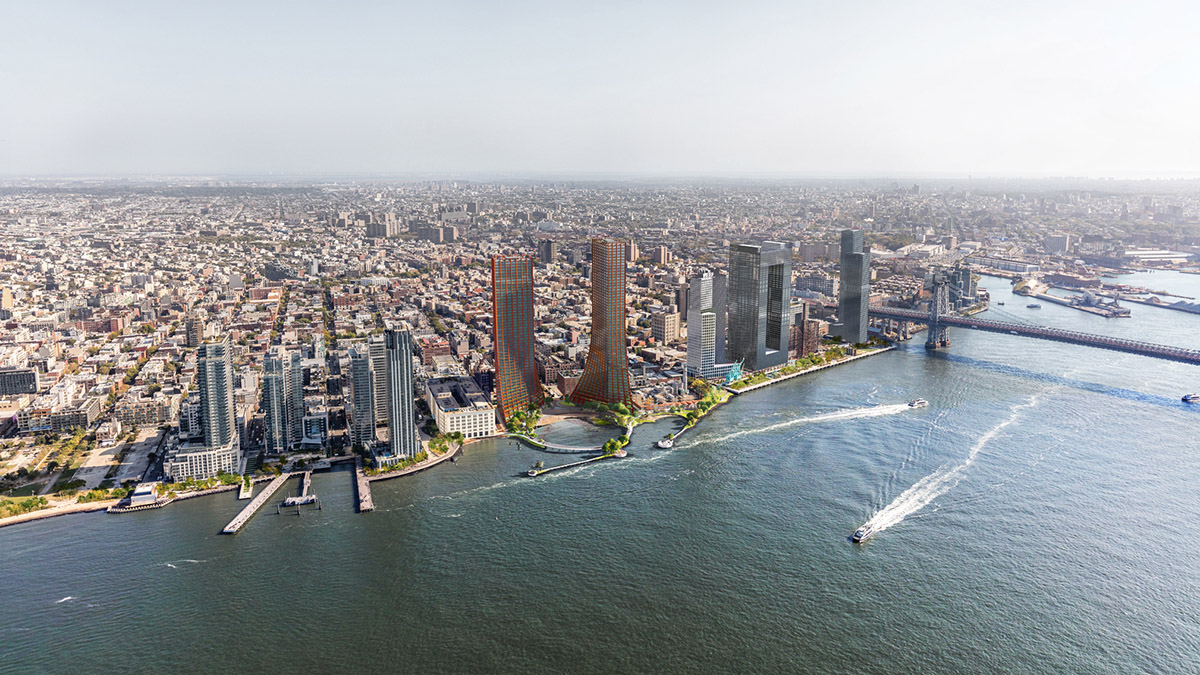 BIG and Field Operations design River Street Waterfront Masterplan in Brooklyn