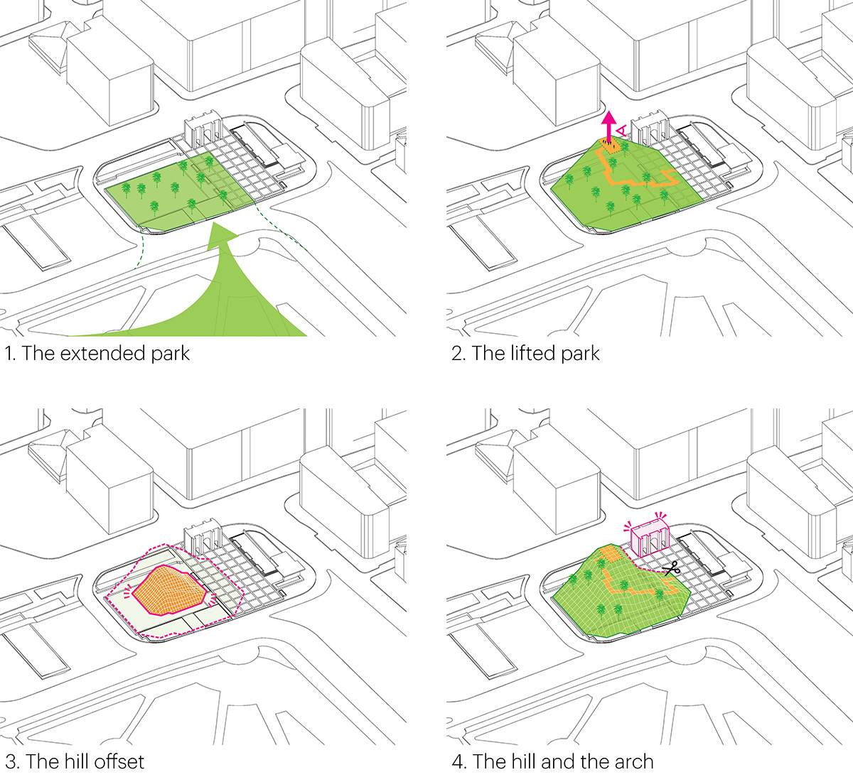 MVRDV designs hollowed-out temporary installation next to London&rsquo;s Marble Arch