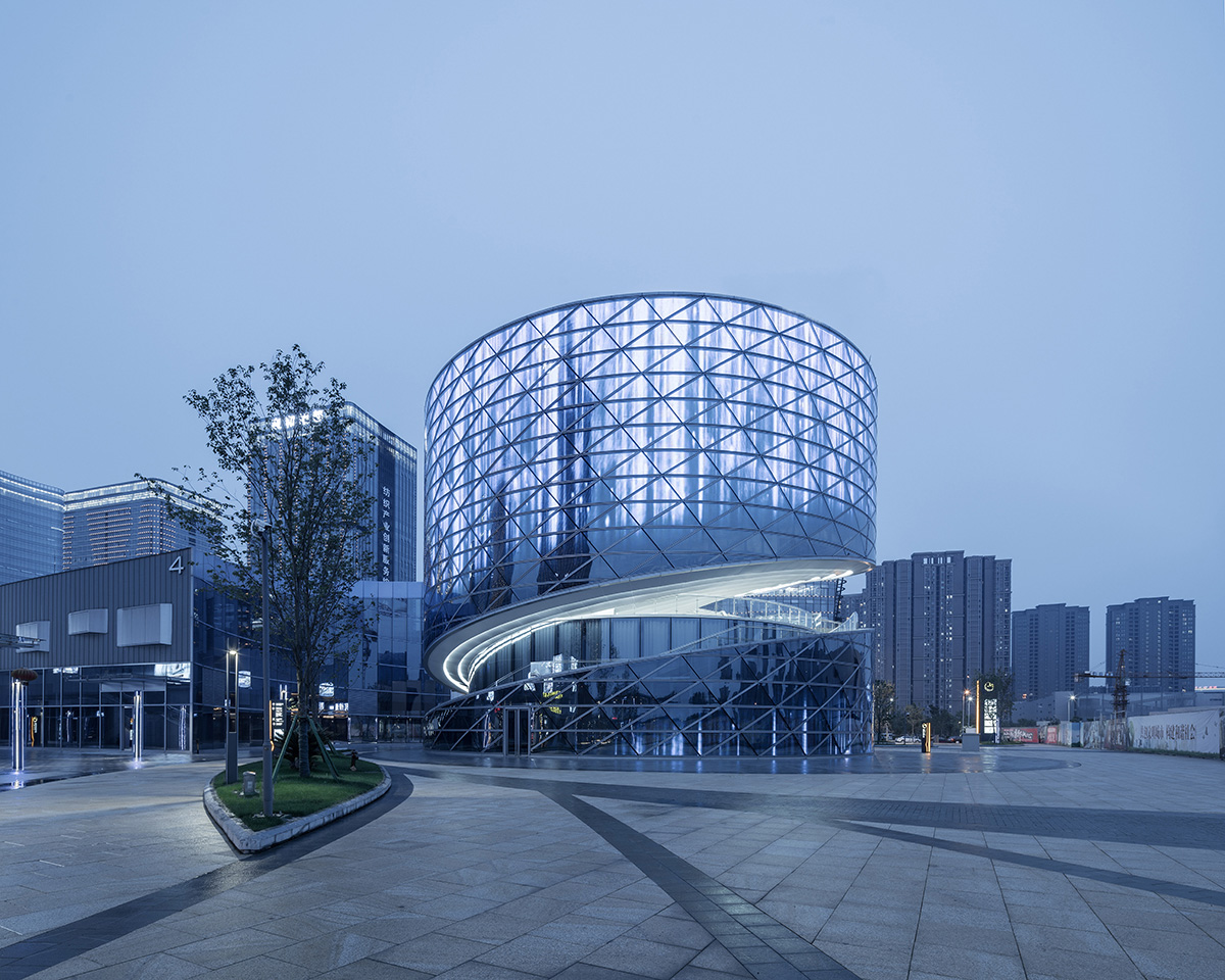 A Spiral Textile Center by Studio ATAH Adopts the Concept of Weaving