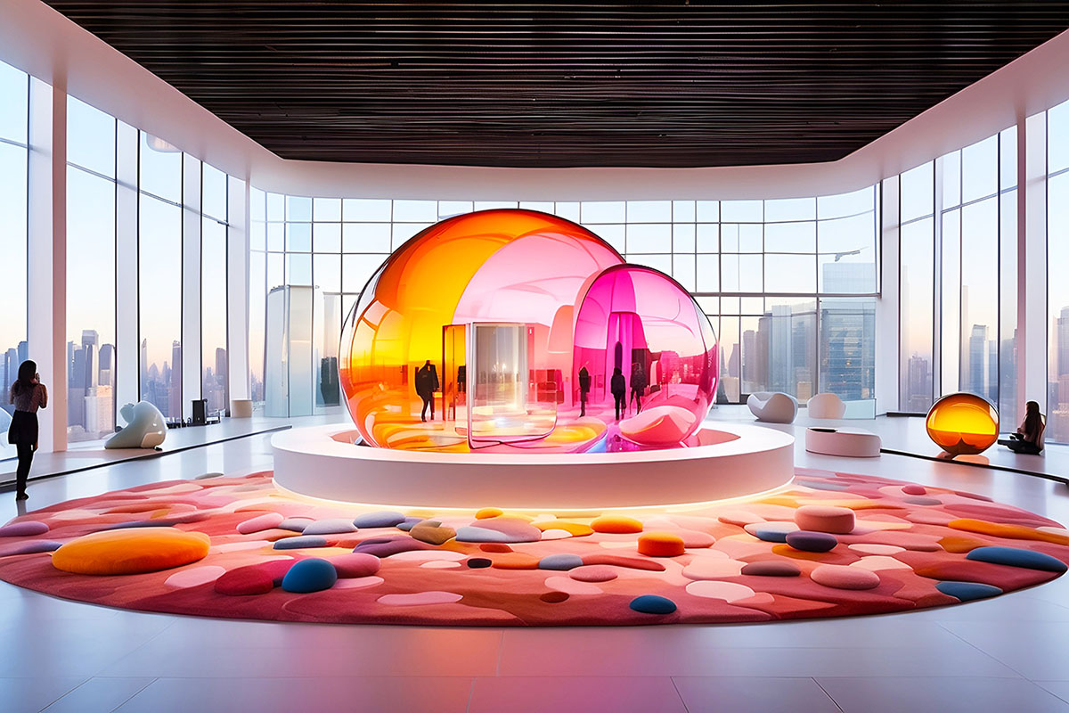 Luca Curci Architects unveils Floating Glass Museum where art, nature and sustainable design merge 