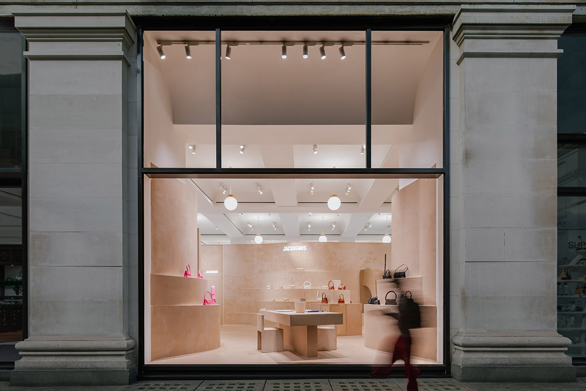 AMO completes off-white flagship store in paris with corrugated glass