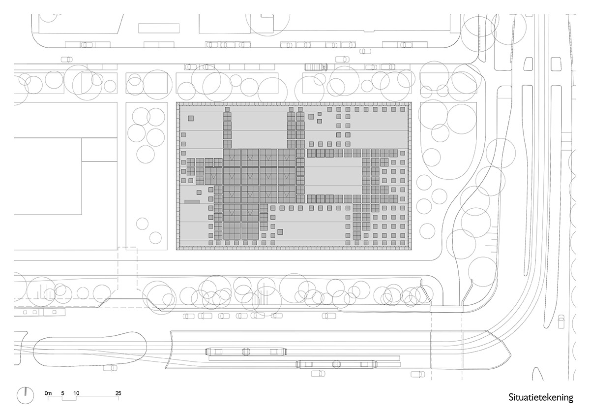 Benthem Crouwel Architects create forest-like effect for a new office building in Amsterdam