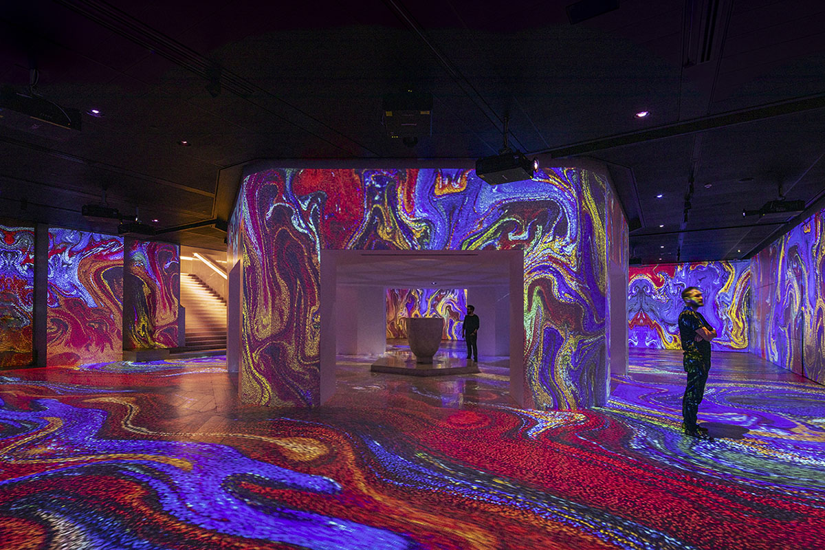 Sculptural and interactive spaces inform Islamic artefacts at Museum of Islamic Civilizations