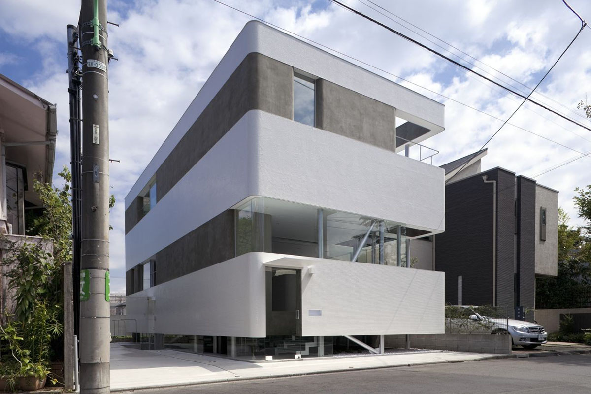 Casting moulds form this fluid private residence and dental clinic ...