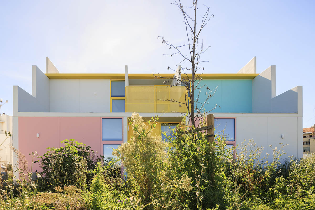 Summary built four modular kindergartens featuring colourful fa&ccedil;ades in Lisbon