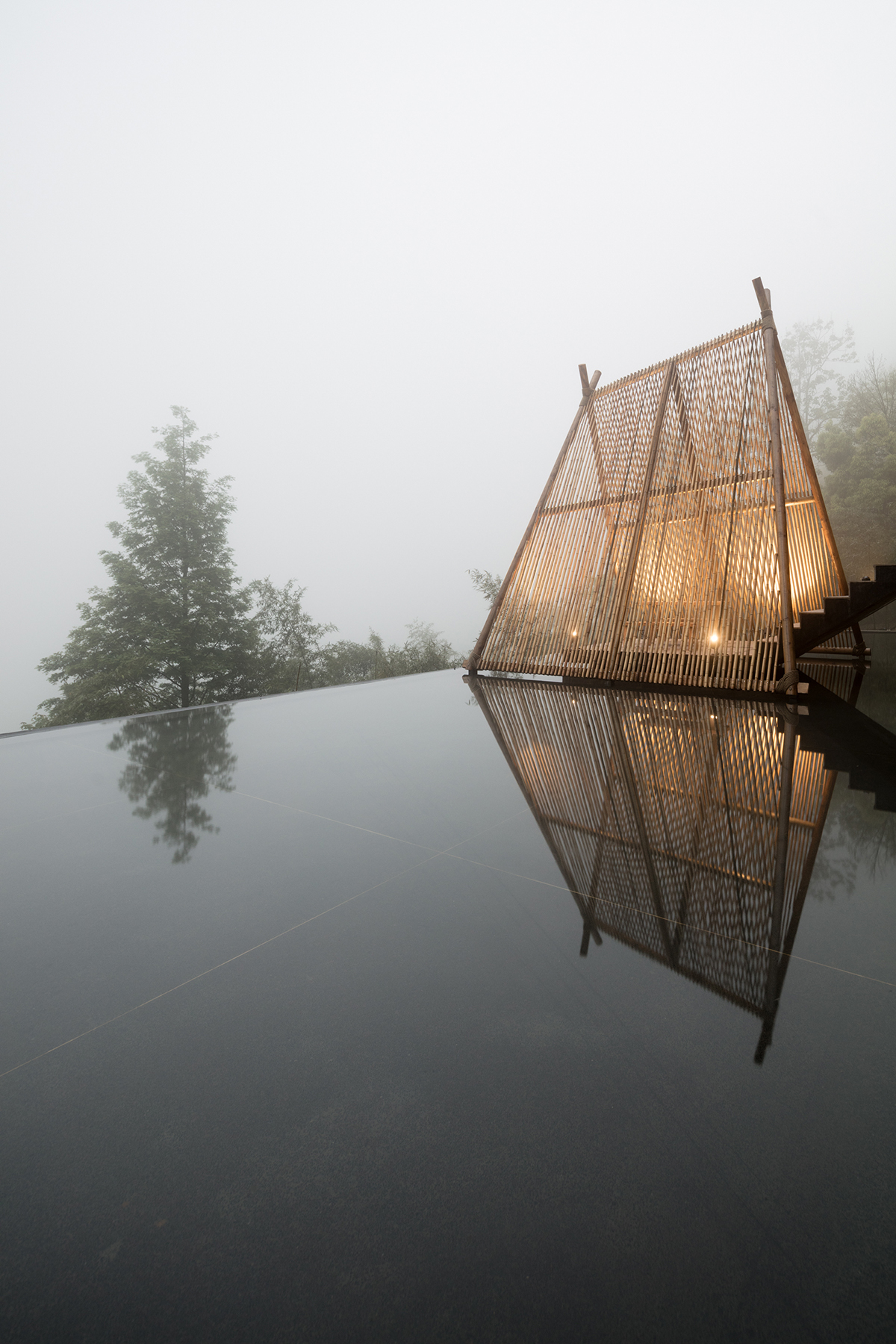 kooo architects built retreat village by using local materials on hills of Zhejiang