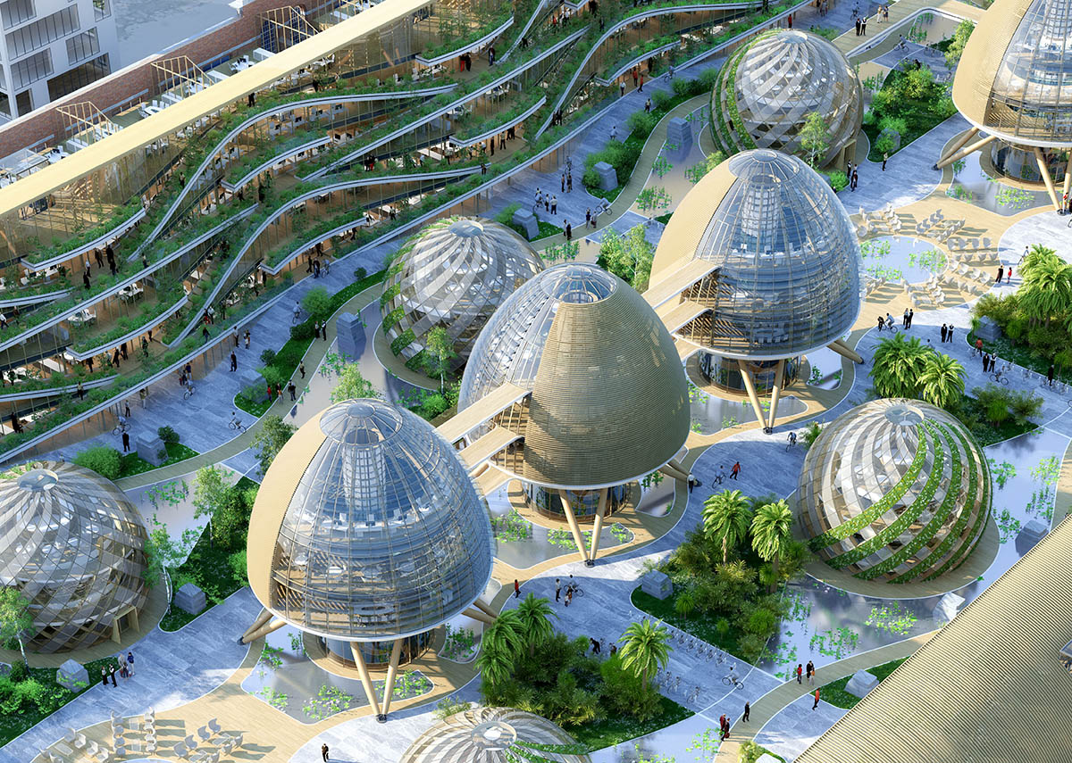 Vincent Callebaut Architectures proposes new mixed-use eco-neighborhood in Belgium