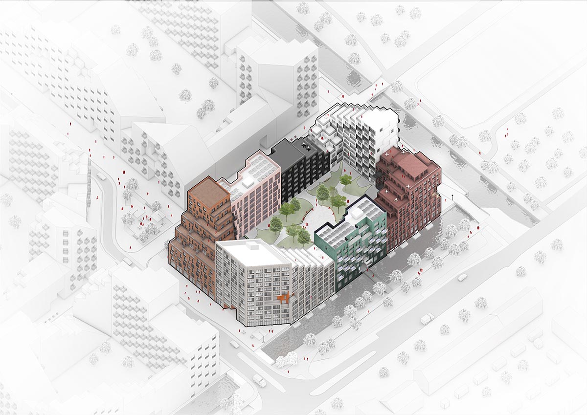 Barcode Architects completes first residential block in Hyde Park masterplan in Hoofddorp