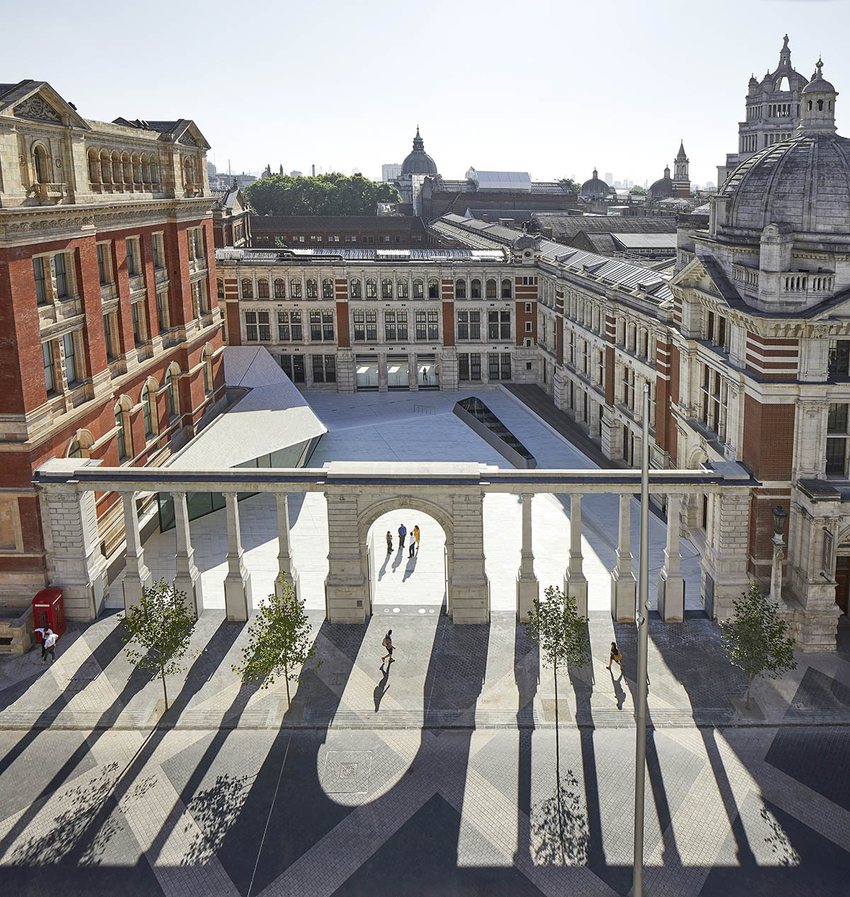 AL_A completes world’s first porcelain courtyard for V&A Museum