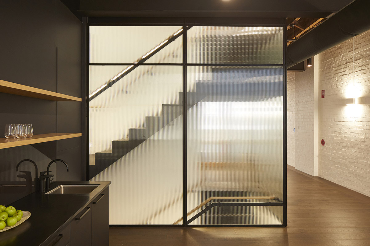 Make Architects adds copper-clad staircase to a new boutique office in Haymarket