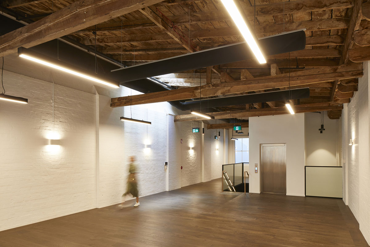Make Architects adds copper-clad staircase to a new boutique office in Haymarket