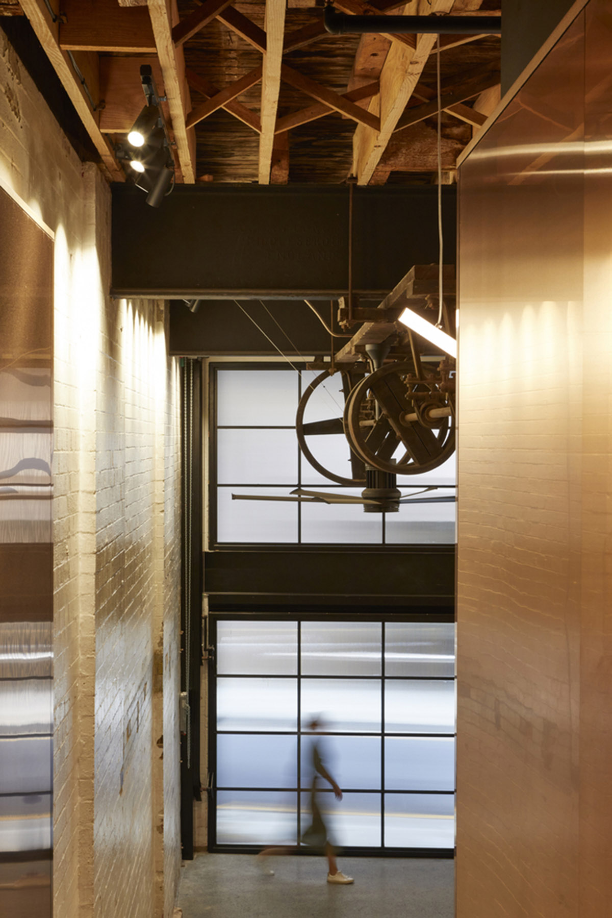 Make Architects adds copper-clad staircase to a new boutique office in Haymarket