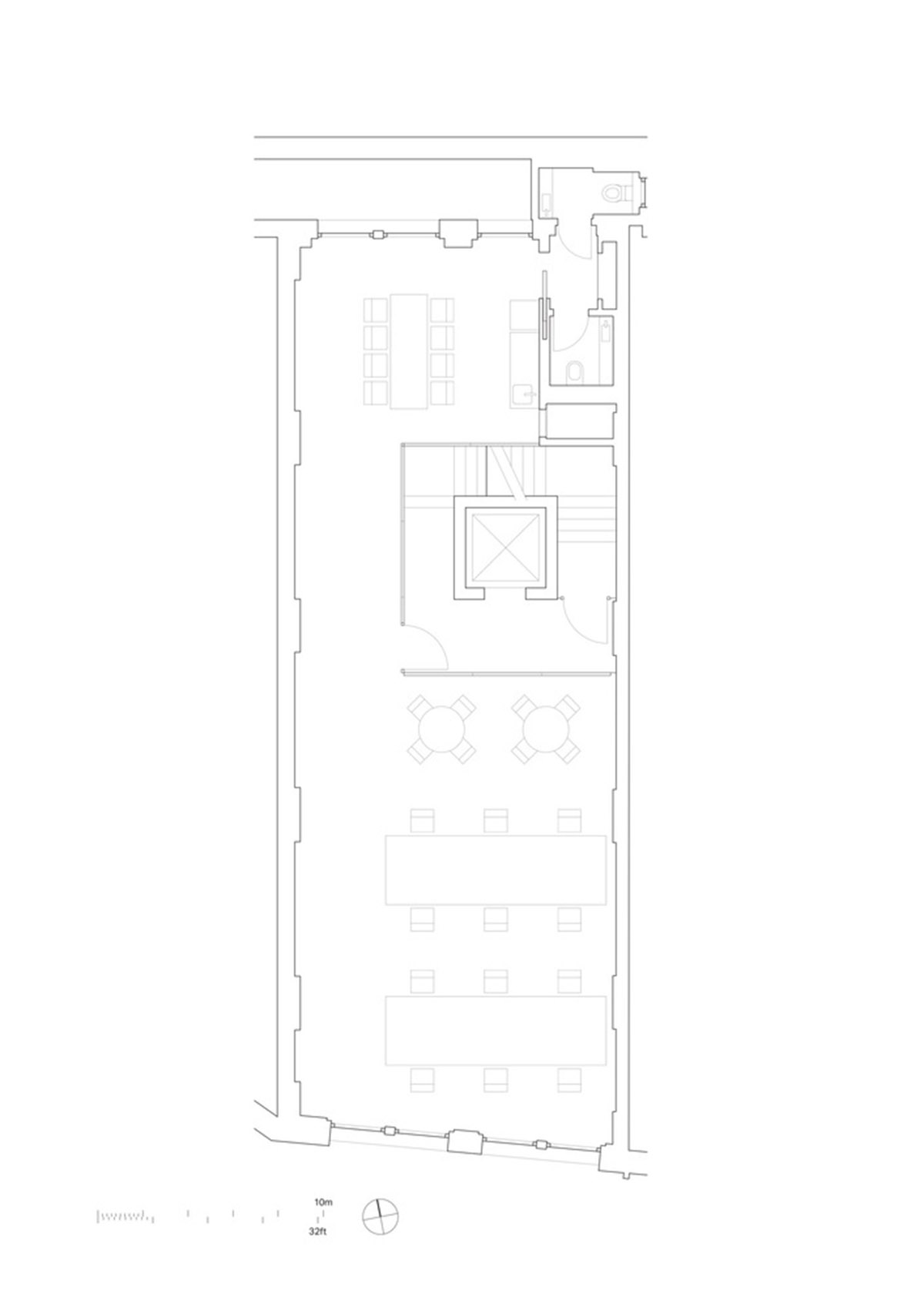 Make Architects adds copper-clad staircase to a new boutique office in Haymarket