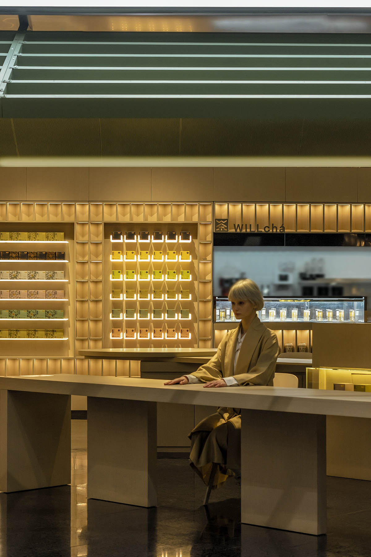 CUN Design разрабатывает интерьеры для флагманского магазина чая, такого как 
