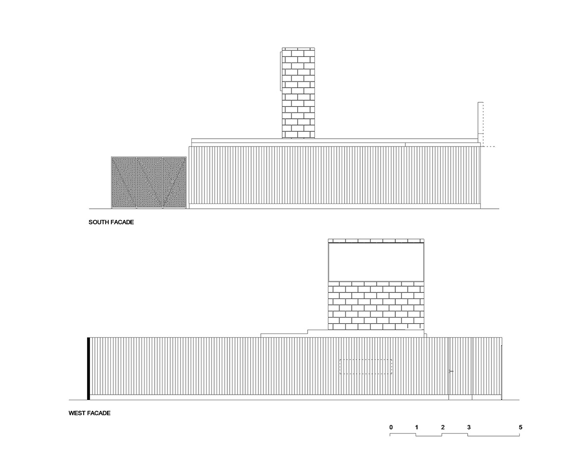 Rodolfo Ca&ntilde;as' hermetic family house defined by protruding skylight in central Chile