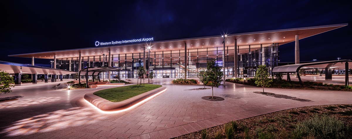 ZHA, Cox Architecture and Woods Bagot complete Western Sydney International Airport
