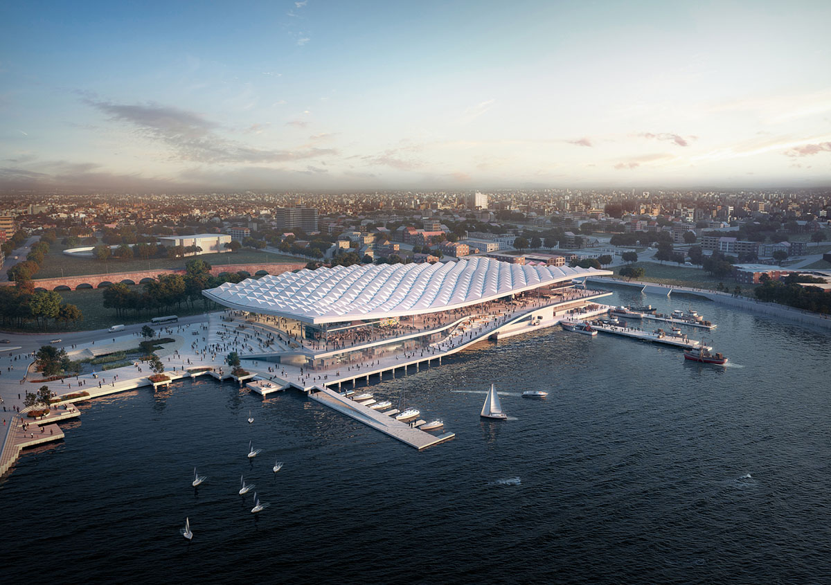 3XN's Sydney Fish Market to integrate significant sustainable elements with single sweeping canopy