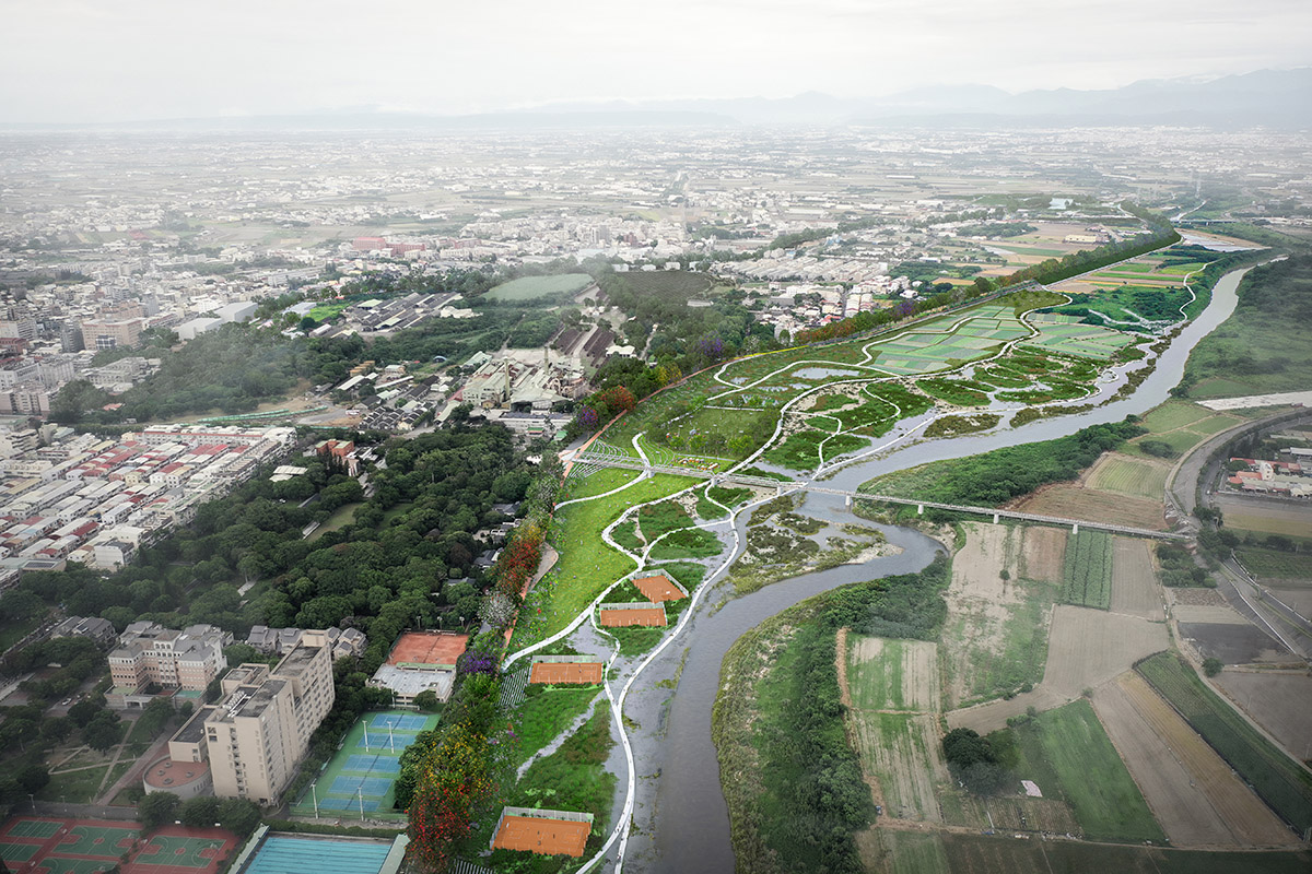 MVRDV wins competition to redevelop Taiwanese town Huwei's entire water network