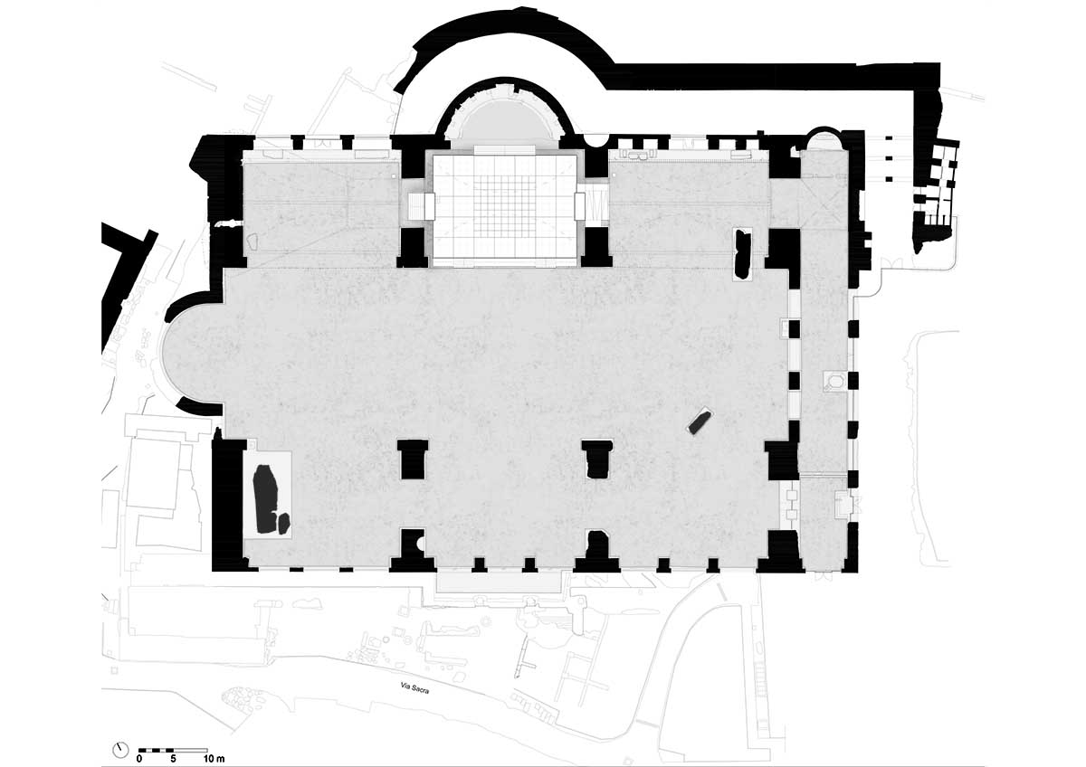 Alvisi Kirimoto creates a modern stage with the echoes of time at the Basilica di Massenzio