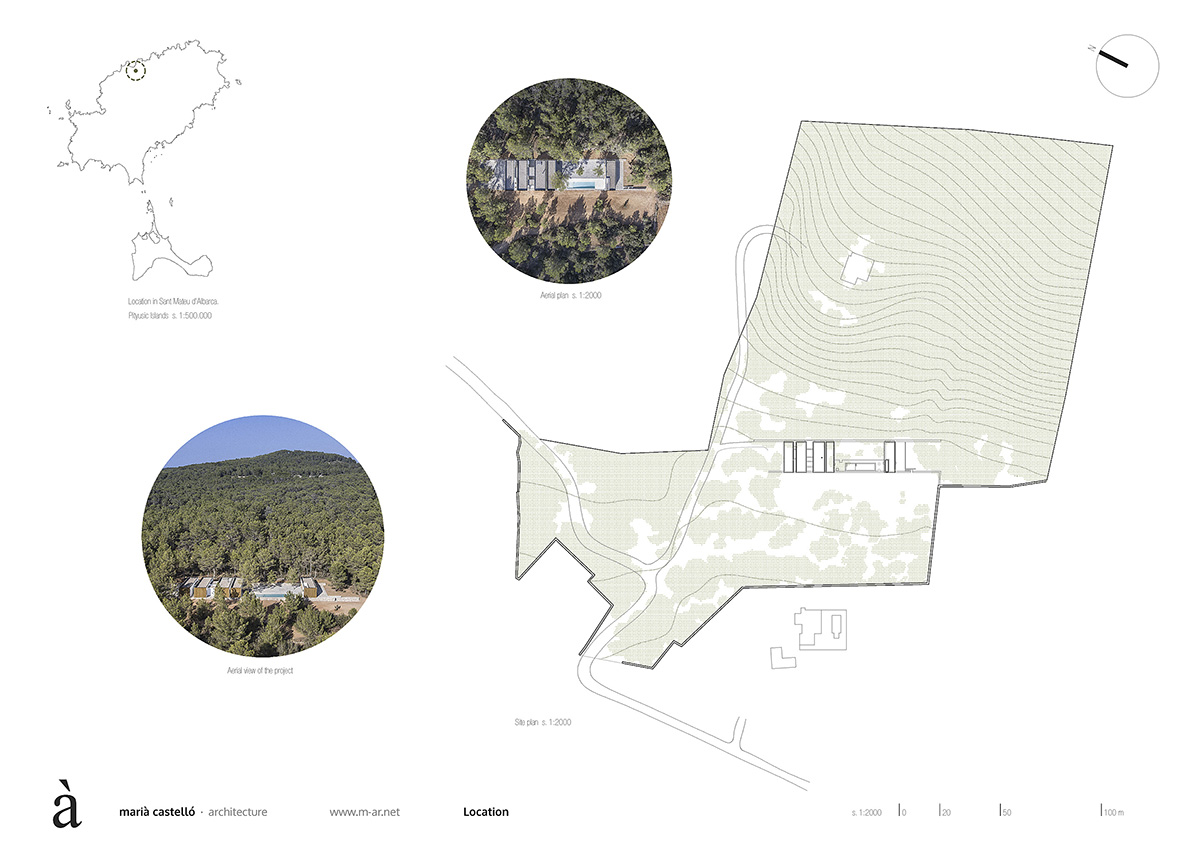 Marià Castelló Architecture designs fragmented all-white family house on the island of Ibiza