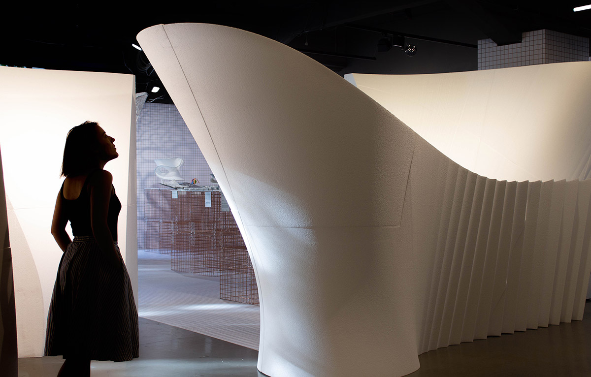 Zaha Hadid Architects' robotically produced prototypes displayed at Digital Turn exhibition