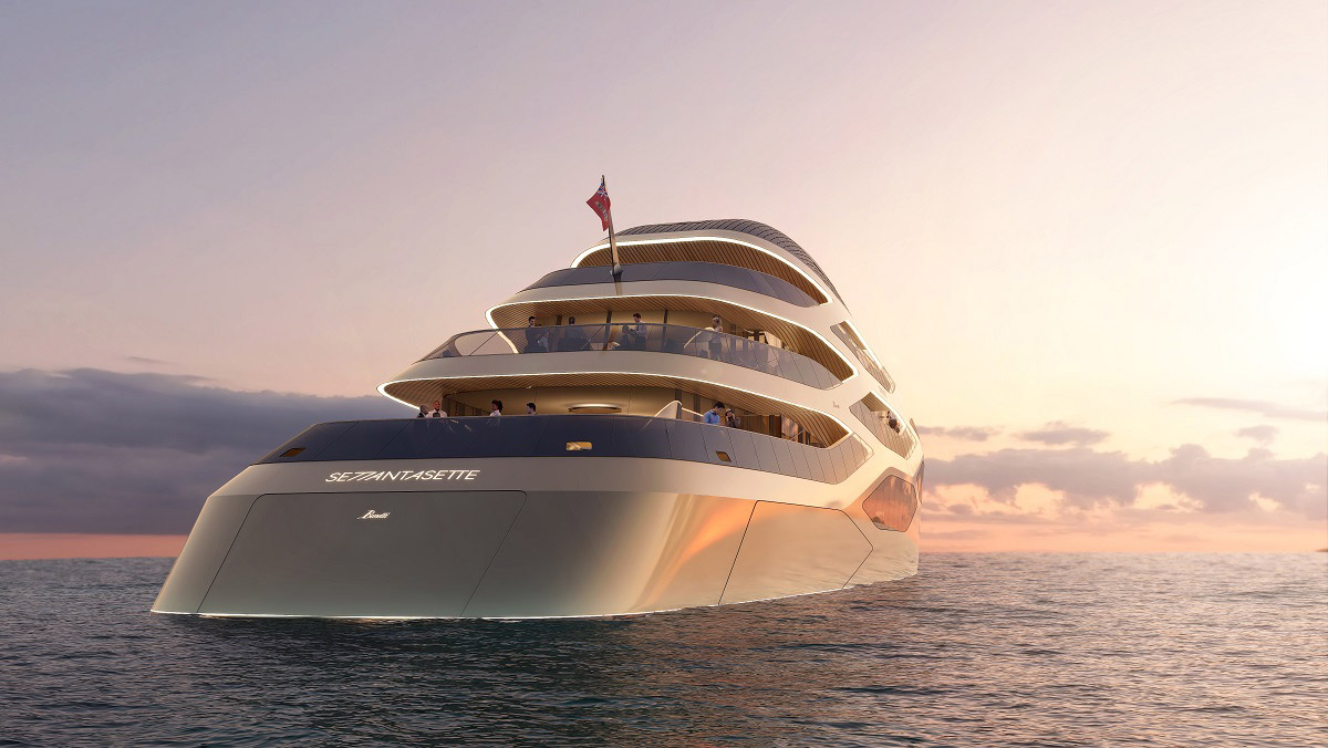 Mexican Architect Fernando Romero designs superyacht for the Italian brand Benetti