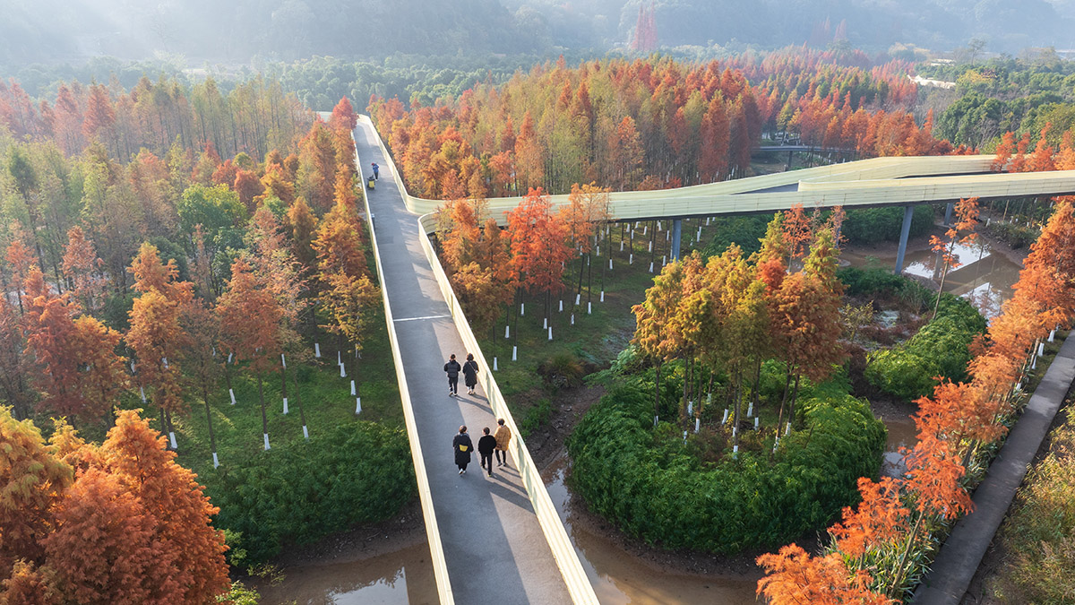 Landscape of the Year 2025 goes to Embracing Flood: Xinjiang River Ecological Corridor by Turenscape