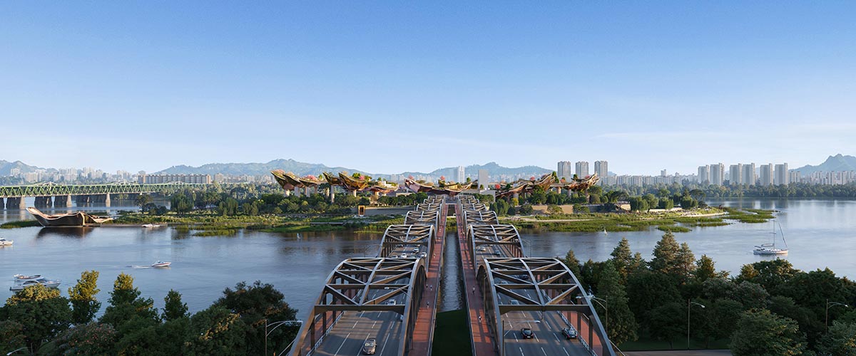 The transformation of Nodeul Island by Heatherwick Studio reaches a new milestone in Seoul