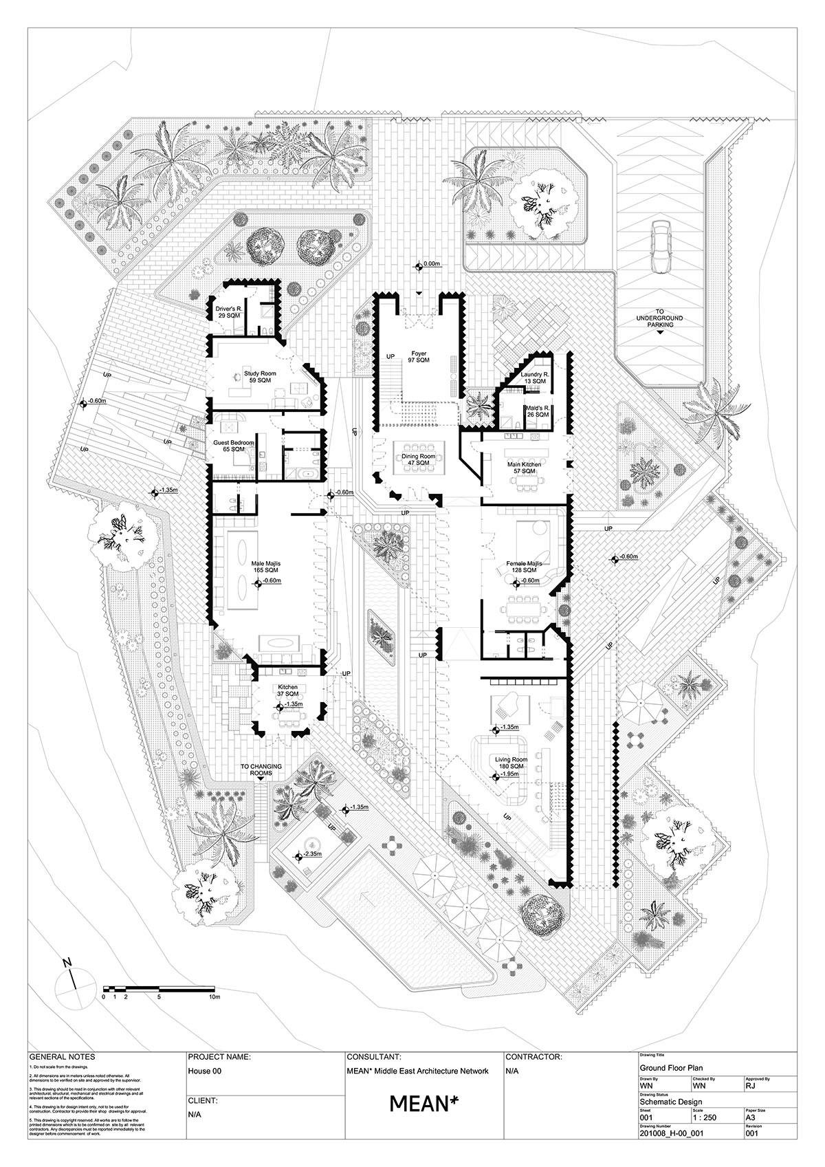 MEAN* designs retreat with sculptural limestone façade to escape from busy city life in UAE