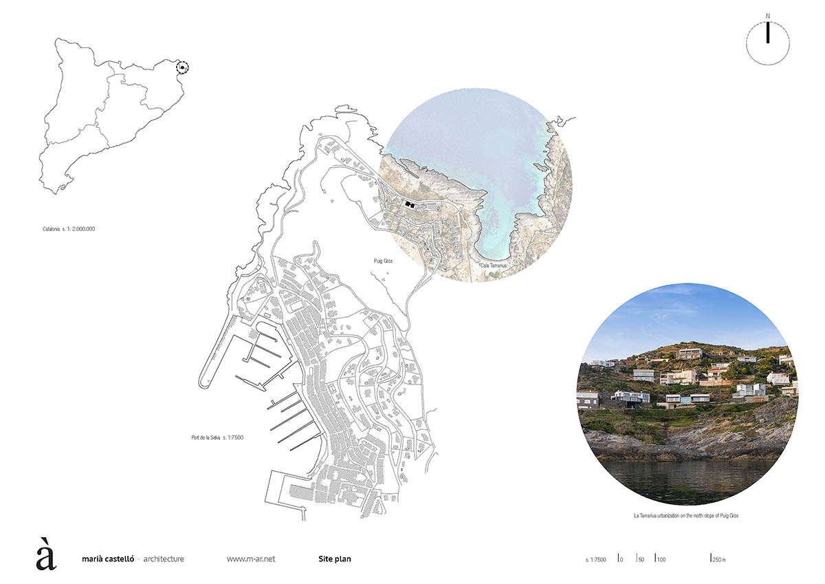 Marià Castelló Architecture completes family house with on a hilly topography in Spain 