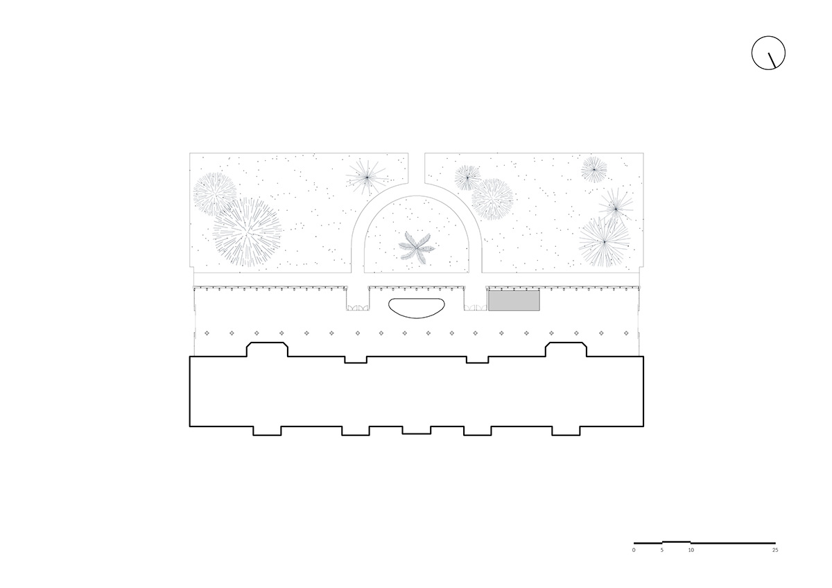 Margine created a tree-like pavilion for Meyer Pediatric Hospital Foundation in Florence